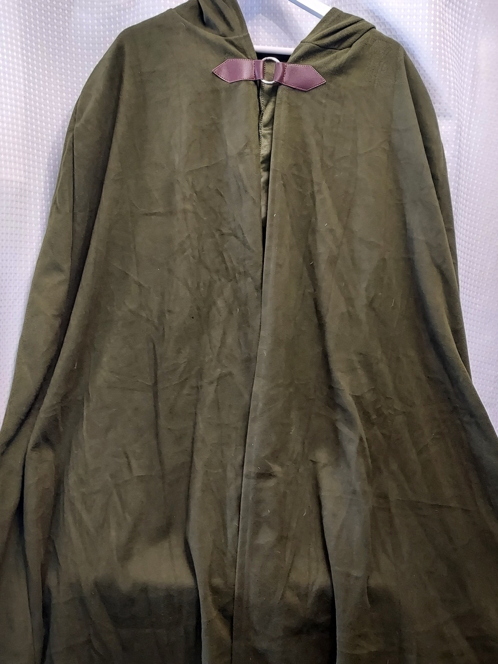 Olive Green Hooded Cape- Halloween